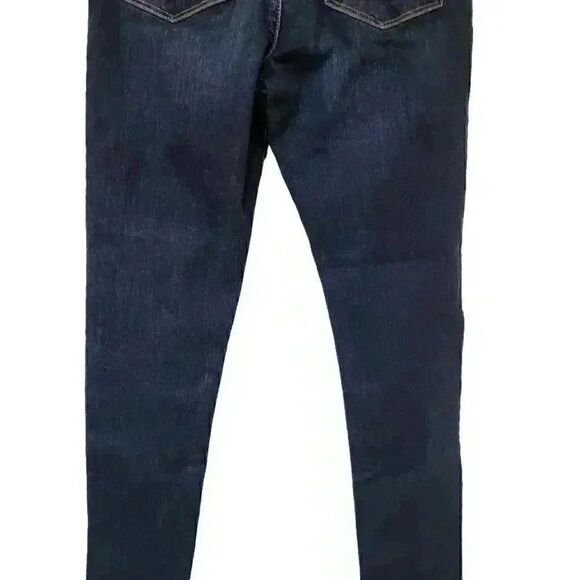 Banana Republic Women's Blue Medium Wash Cotton/Poly/Spandex Skinny Fit Jeans - Picture 11 of 12